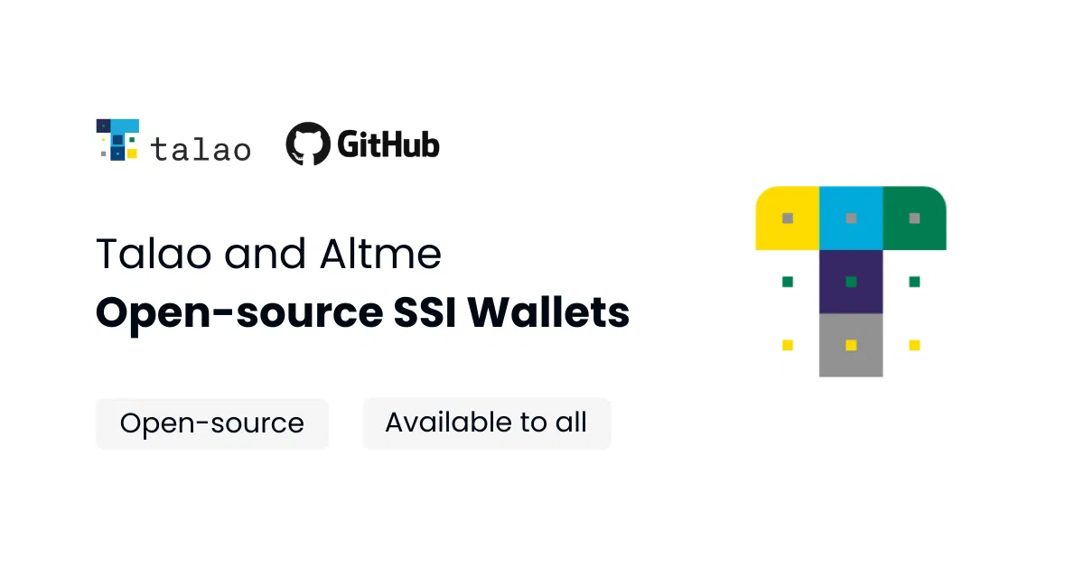 Talao open source eudi digital identity wallet verifiable credentials self sovereign identity