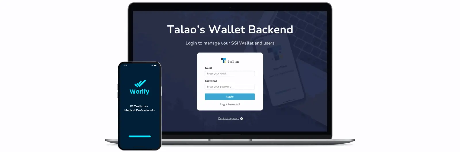 Talao's wallet backend powers Werify's wallet for healthcare professionals