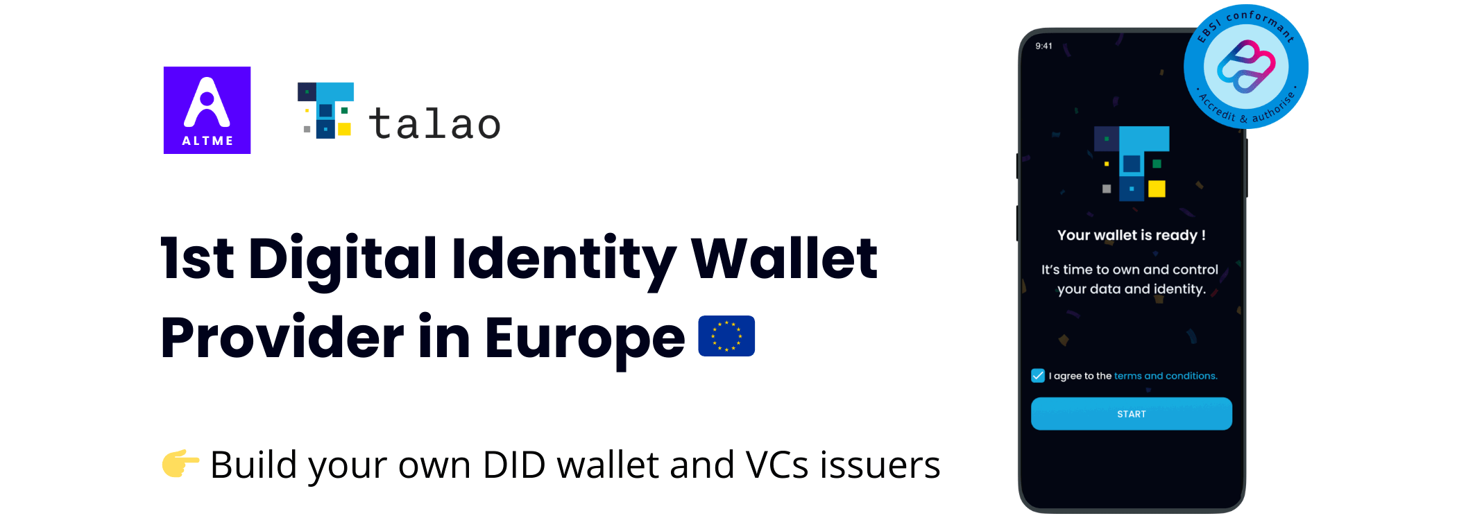N°1 DID Wallet provider in the EU