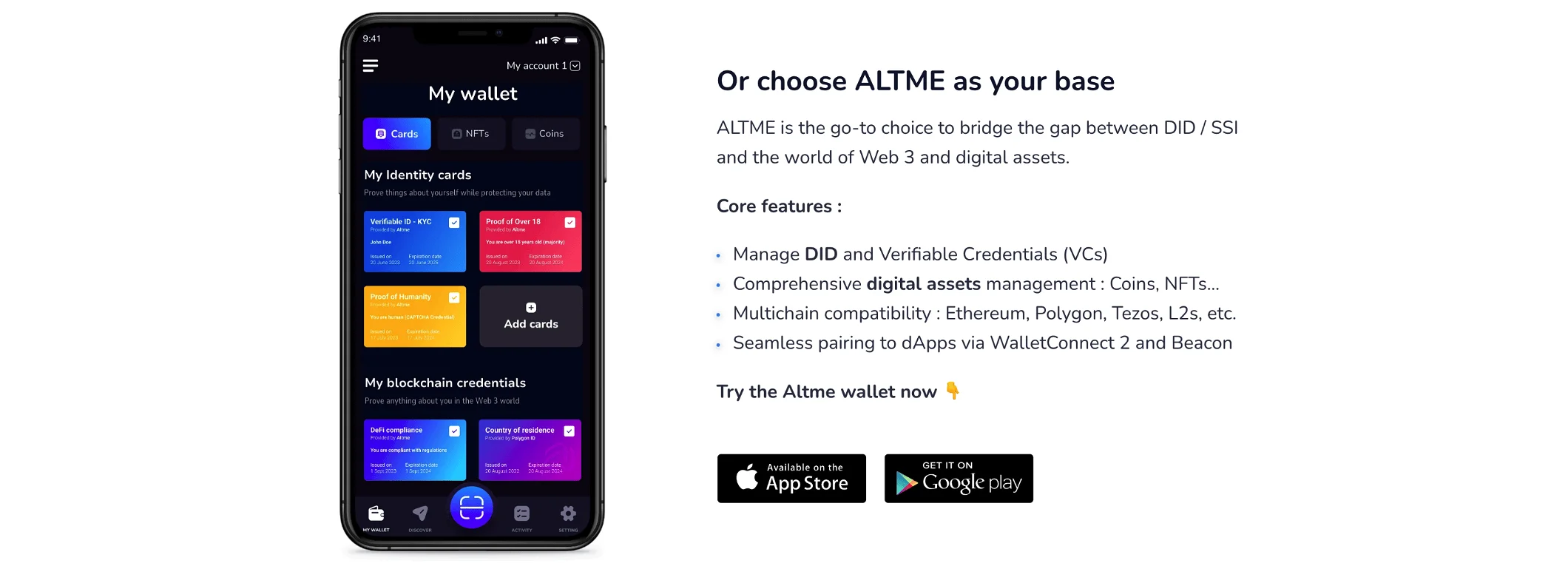 The Altme Wallet